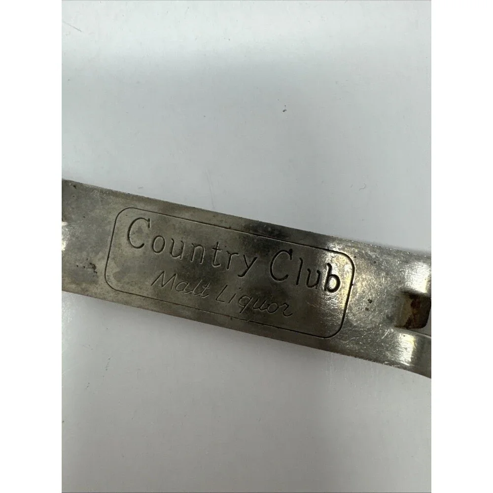 Vintage Bottle Can Opener MK Goetz Brewing Co Country Club Stout Malt Liquor